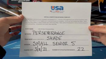 The California All Stars - Ontario - Shade [L5 Senior] 2021 USA All Star Virtual Championships