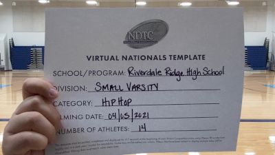 Riverdale Ridge High School [Small Varsity - Hip Hop Virtual Semi Finals] 2021 UDA National Dance Team Championship