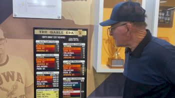 Dan Gable Explains His Coaching Career During A Visit To The Dan Gable Museum