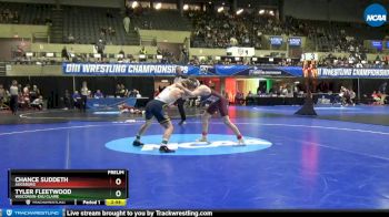 133 lbs Prelim Round 2 - Chance Suddeth, Augsburg vs Tyler Fleetwood, Wisconsin-Eau Claire