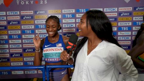 Melissa Jefferson-Wooden Looking For More Gold Medals in Tokyo | World Championships Tokyo 2025