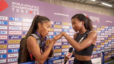 Tara Davis-Woodhall on Winning Her First World Title & What She'll Name Her Gold Medal!