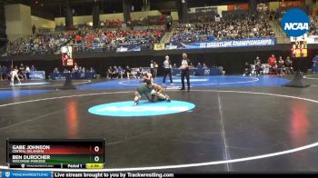 157 lbs Prelim Round 1 - Gabe Johnson, Central Oklahoma vs Ben Durocher, Wisconsin-Parkside