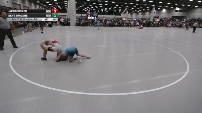 132 lbs Champ. Rd Of 128 - Skye Jurgens, Nebraska vs Jacob Weiler, Kearney High School Wrestling