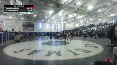 125 lbs Cons. Round 4 - Marisa Cannon, Redondo Union vs Lola Figueroa, Riverside Poly