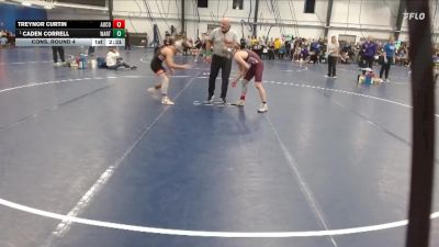 Silver 125 lbs Cons. Round 4 - Caden Correll, Wartburg vs Treynor Curtin, Augsburg College