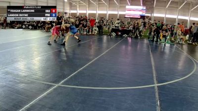 132 lbs Cons. Round 4 - Teagan Larimore, Colorado vs Landon Rhyne, Pinedale Pummelers Wrestling Club
