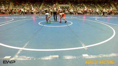 96 lbs Round Of 16 - Colton Louderback, Iron Horse vs Cauy Siale, Chaparral Kids Wrestling Club