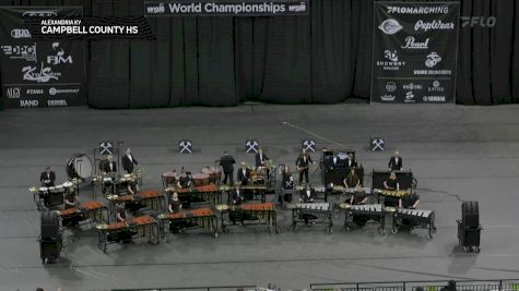 Campbell County HS "Alexandria KY" at 2025 WGI Percussion/Winds World Championships