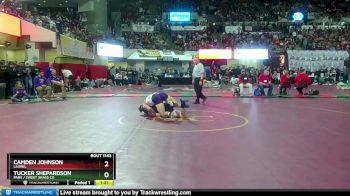 A - 170 lbs Quarterfinal - Tucker Shepardson, Park / Sweet Grass Co vs Camden Johnson, Laurel