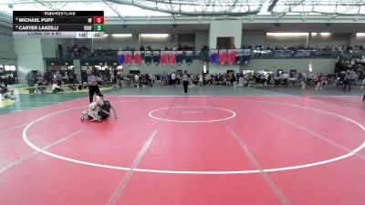 113 lbs Consi Of 8 #2 - Michael Puff, New Fairfield vs Carter Lanzilli, Ridgefield