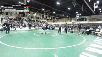 120 lbs Champ. Round 1 - Noah Steele, St. Augustine vs Julius Villamil, Poway