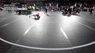 70 lbs Round Of 16 - Russell Maloney, Steel Valley Renegades vs Christian Crespo, Jr., Jersey 74