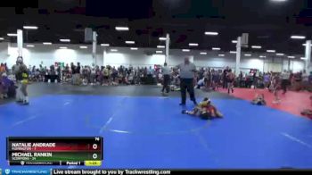 76 lbs Round 2 (8 Team) - Michael Rankin, Scorpions vs Natalie Andrade, Flemington