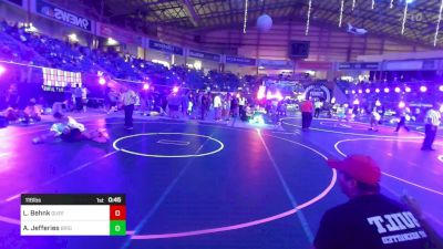 116 lbs Consi Of 16 #1 - Leah Behnk, Queens Of Mayhem vs Aidynn Jefferies, Brighton WC