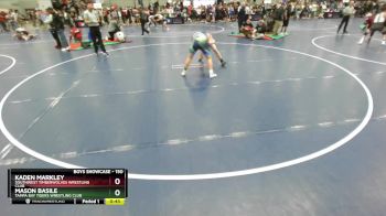 150 lbs Cons. Round 3 - Mason Basile, Tampa Bay Tigers Wrestling Club vs Kaden Markley, Southwest Timberwolves Wrestling Club