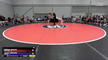 110 lbs Round 3 (8 Team) - Sophia Shultz, Nebraska vs Avery Hinojos, Kansas