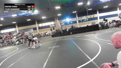 123 lbs Quarterfinal - Hunter Young, Champions WC vs Tyler Vanbebber, Temecula Valley HS