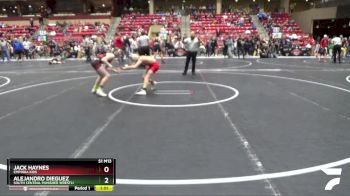 100 lbs Champ. Round 1 - Jack Haynes, Emporia Kids vs Alejandro Dieguez, South Central Punisher Wrestli