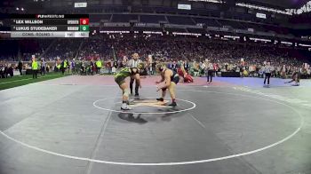 D1-190 lbs Cons. Round 1 - Lukus Studebaker, Midland Dow vs Lex Willson, Grosse Pointe South HS