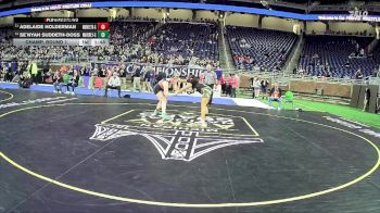 Girls-170 lbs Champ. Round 1 - Adelaide Holderman, Thornapple Kellogg Hs Girls vs Se`nyah Suddeth-Doss, Waverly Hs Girls