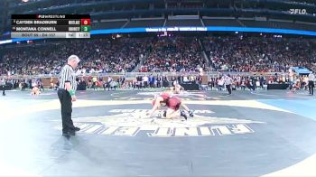 D4-157 lbs Champ. Round 1 - Cayden Bradburn, Whitmore Lake vs Montana Connell, Union City