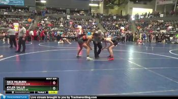 180 lbs Champ. Round 1 - Nick Milburn, Newton Wrestling Club vs Kyler Sallis, Immortal Athletics WC