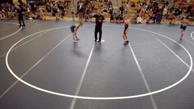 78 lbs Cons. Round 3 - Breck White, IA vs Bennett Sorensen, MN