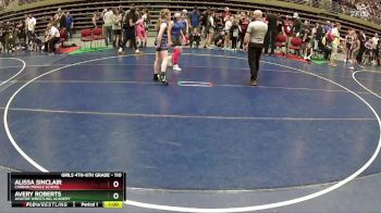 110 lbs Cons. Round 3 - Alissa Sinclair, Carbon Middle School vs Avery Roberts, Aviator Wrestling Academy