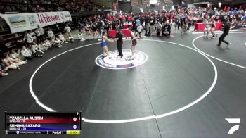 145 lbs Round 3 (16 Team) - Yzabella Austin, SJWA-GR vs Sumaya Lazaro, LAWA-GR