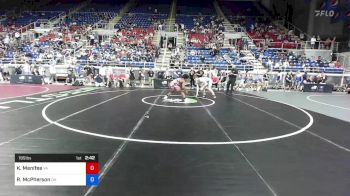 195 lbs Rnd Of 64 - Kingsley Menifee, Virginia vs Riley McPherson, Ohio