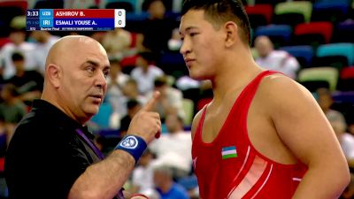 110 kg 1/4 Final - Behruz Ashirov, Uzbekistan vs Amirhossein Asghar Esmali, Iran