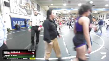 125 lbs Cons. Semi - Jersey Munoz, Santa Fe vs Miriam Guadamuz, Highland