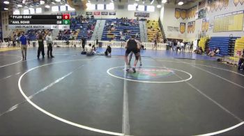 157 Blue 2nd Place Match - Tyler Gray, Wellington Community Hs vs Kail Rohr, Camden