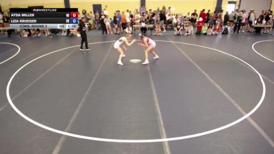 105 lbs Cons. Round 2 - Ayda Miller, WI vs Liza Krueger, SD