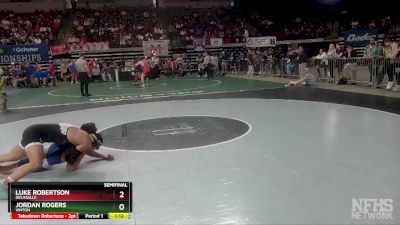 D 3 170 lbs Semifinal - Luke Robertson, DeLaSalle vs Jordan Rogers, Vinton