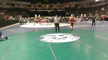 4A 215 lbs Cons. Round 1 - Brian Santillan, Goddard vs Christian Mcbride, Cobre