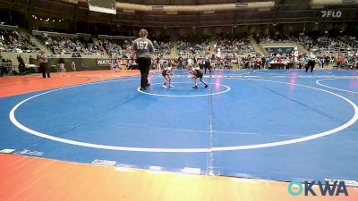 49 lbs Round Of 64 - Bryton Mason, Cowboy Wrestling Club vs Keaton Gregory, Vian Wrestling Club