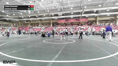 73 lbs Cons. Round 2 - Owen Edwards, Plainville Kids vs Hudson Hayes, Augusta