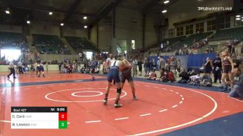 130 lbs Consolation - Christian Card, Unattached vs Brooks Lawson, Icon