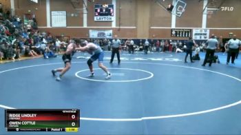 215 lbs Semifinal - Ridge Lindley, Fremont vs OWEN COTTLE, Payson