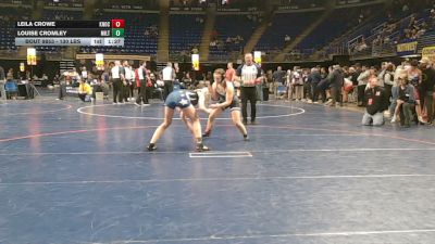 130 lbs 3rd Place - Louise Cromley, Milton vs Leila Crowe, Knoch