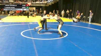 5A 132 lbs Cons. Round 2 - Aidan Jaramillo, Pflugerville Weiss vs Landon Song, Frisco Memorial