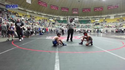 75 lbs Round Of 16 - Sam Moore, Rogers Iron Wrestling Club vs Alan Almaz, Conway Wrestling Club