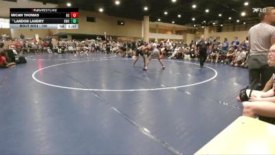 150 lbs Champ. Round 2 - Landon Landry, Rayne Wrestling Club vs Micah Thomas, Black Creek