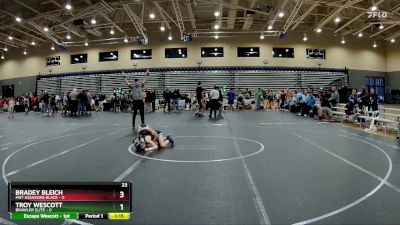 72 lbs Round 1 (4 Team) - Bradey Bleich, Mat Assassins Black vs Troy Wescott, Brawler Elite