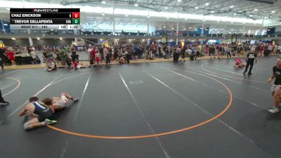 144 lbs Champ. Round 2 - Trevor DellaPenta, Unattached vs Chaz Erickson, Hammers