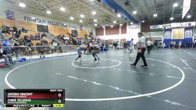 150 lbs Cons. Round 4 - Jayden Vincent, Huntington Beach vs Chris Villegas, Rancho Bernardo