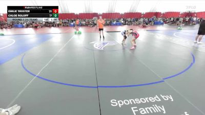 107 lbs Round 7 (10 Team) - Emilie Troster, Cedar Rapids Xavier vs Chloe Roloff, Reedsburg