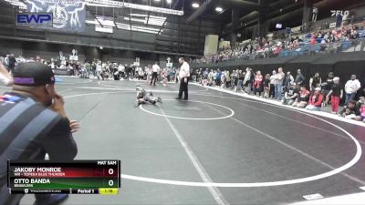 68 lbs Quarterfinal - Jakoby Monroe, WR - Topeka Blue Thunder vs Otto Banda, Brawlers